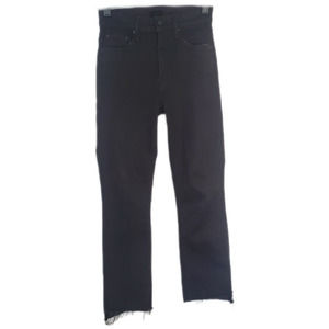 MOTHER | Revolve not guilty/black insider crop step fray sz 24 $205